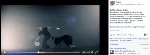 Adrian and RORY video on ARGOS Facebook page