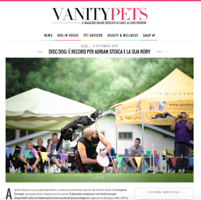 Adrian and Rory on Vanitypets.it