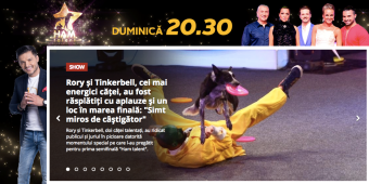 Adrian, Tinky and Rory @ Romanian Talent Show (december 2015)